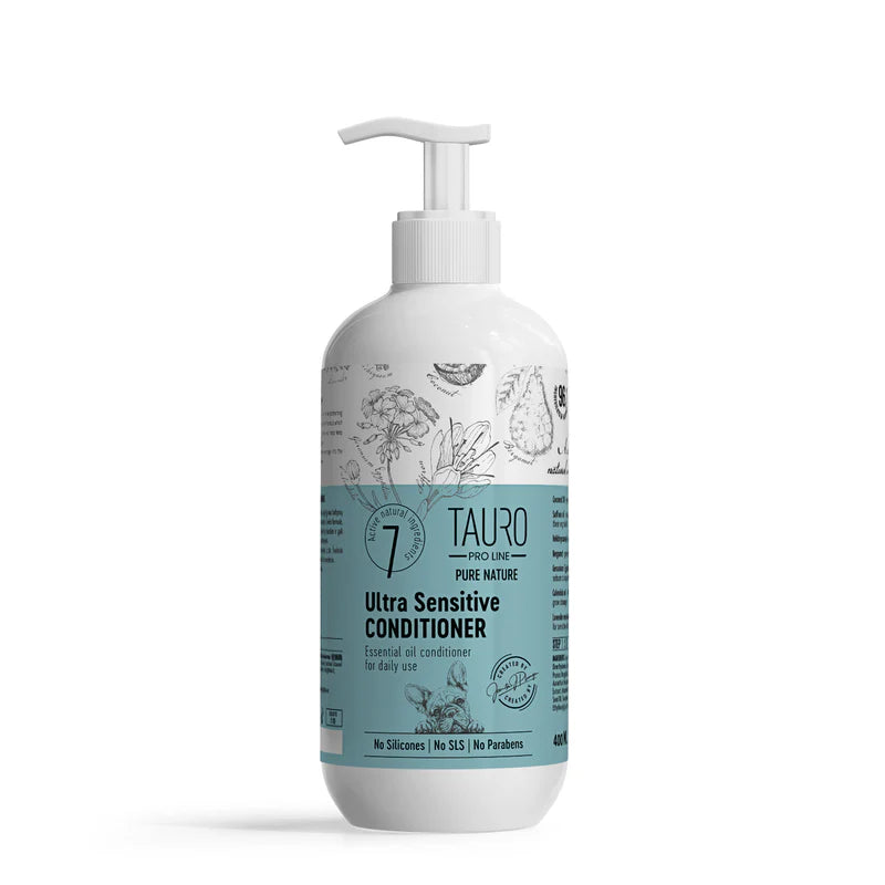 Tauro Pro Line - Pure Nature Ultra Sensitive Coat Conditionier for Dogs and Cats with Sensitive Skin
