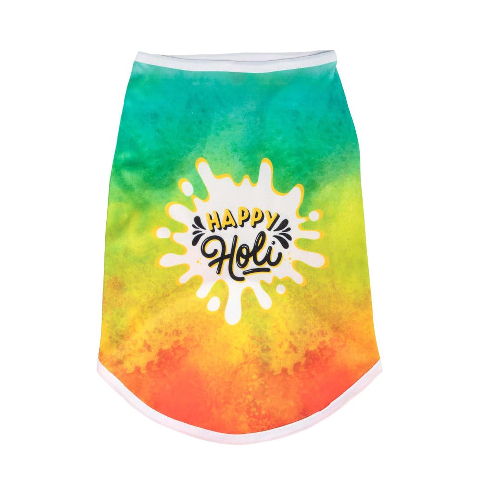 Pets Way Tie & Dye Holi T-Shirt for Dogs