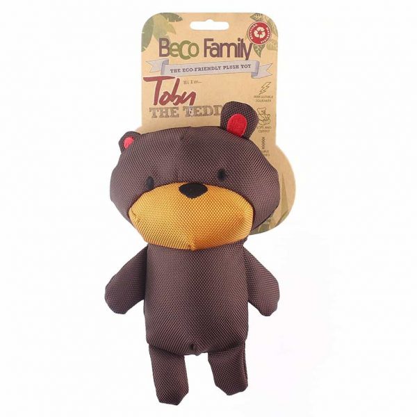 Beco Pets Toby The Teddy Stuffed Dog Toy
