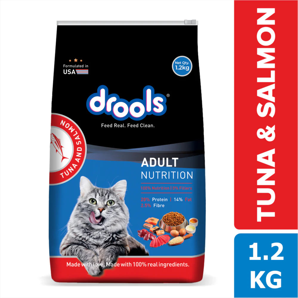 Drools- Tuna & Salmon Adult Dry Cat Food