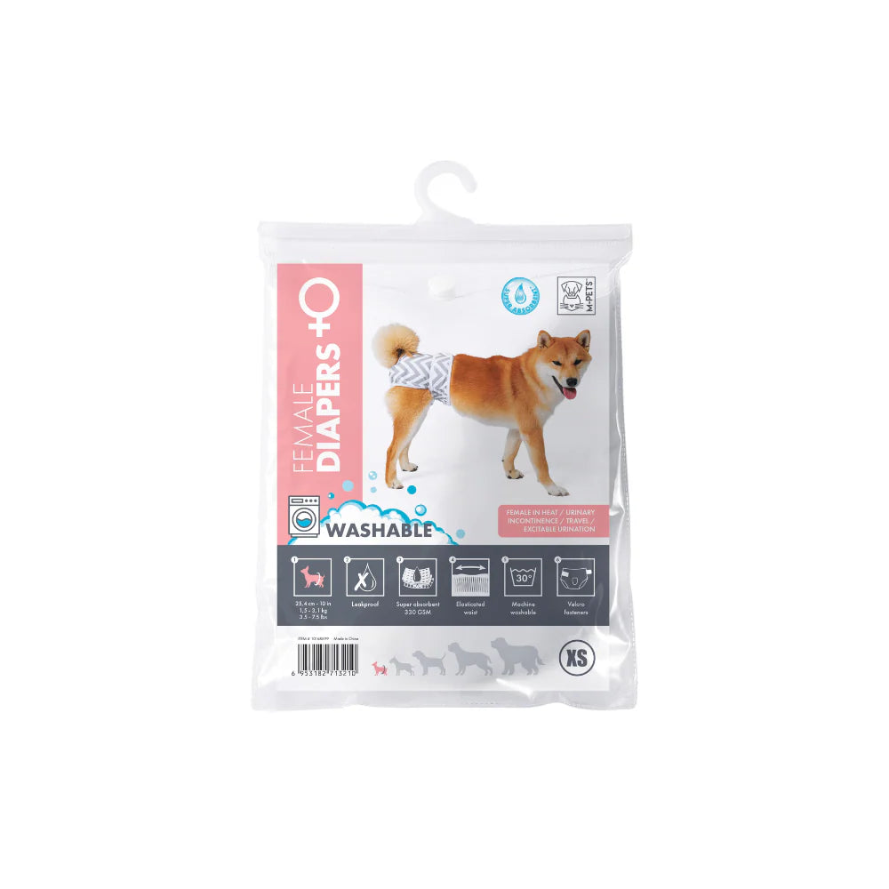 M Pets Washable Diapers for Female Dogs
