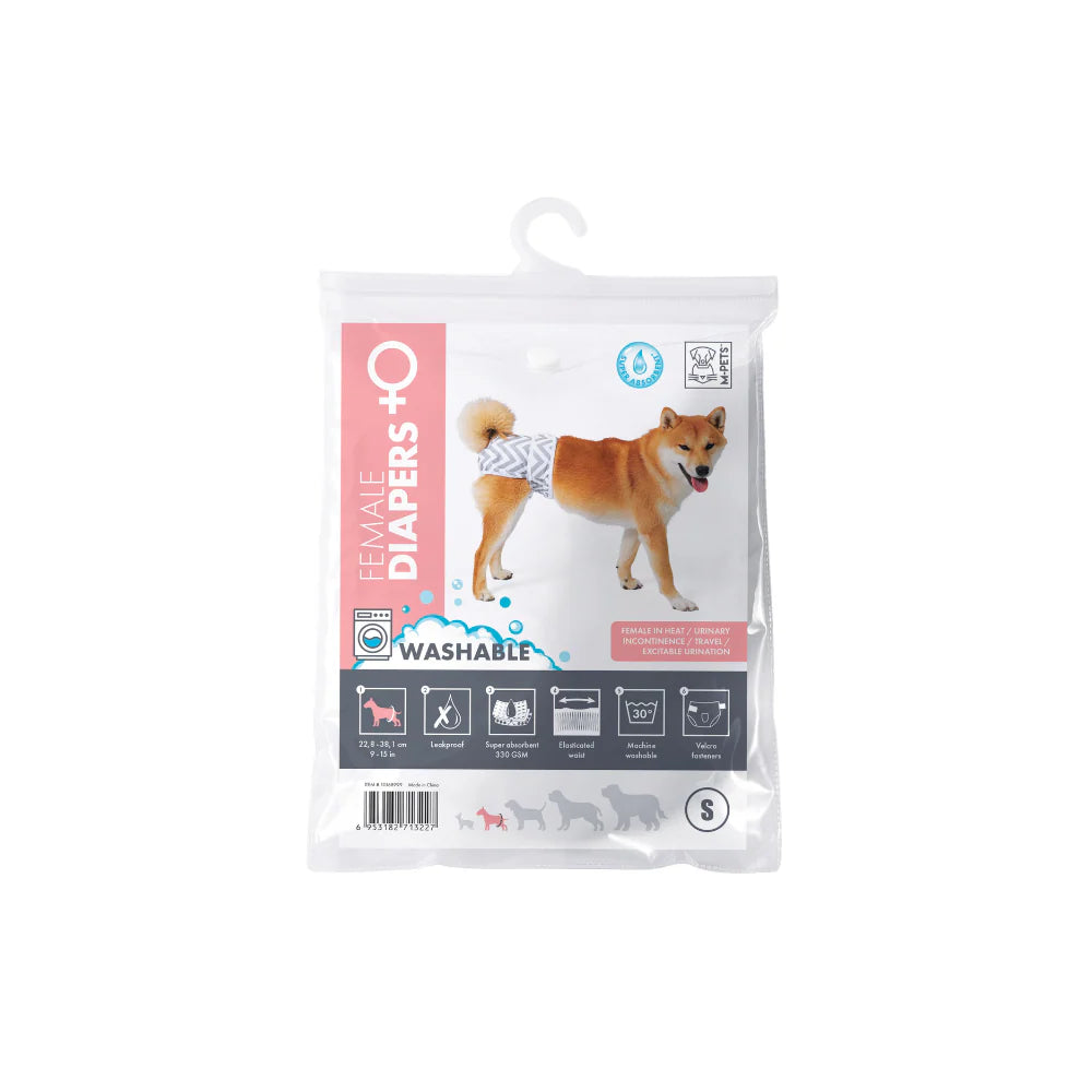 M Pets Washable Diapers for Female Dogs