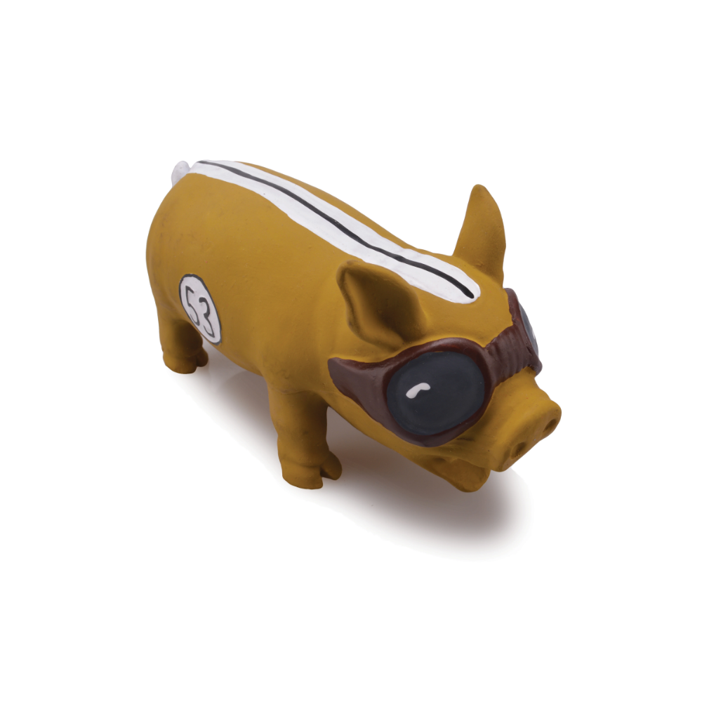 M-Pets Gilmore Pigs Latex Rubber Squeaky Chew Toy