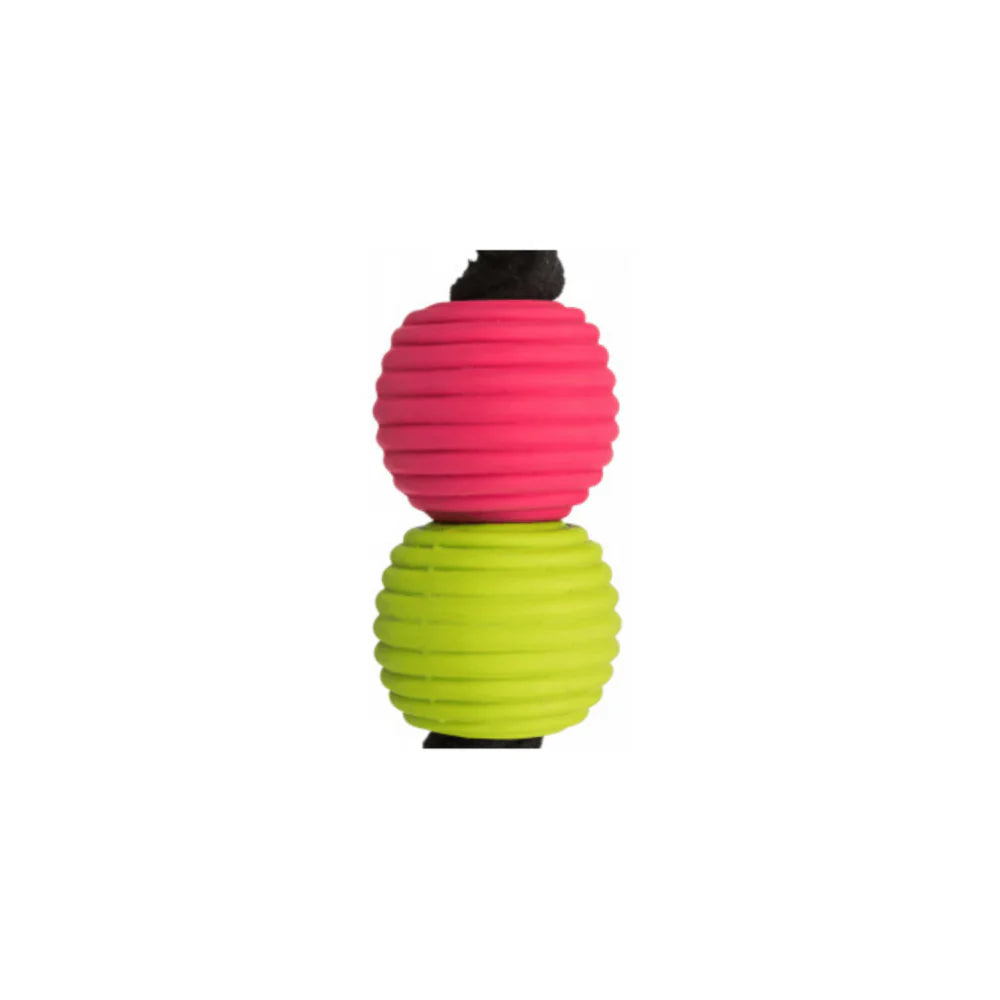 Trixie-Playing Rope with Ball Latex/Cotton Soundless Toy for Dogs