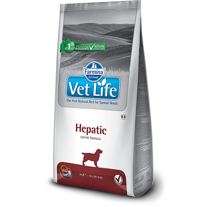 Vet Life Hepatic Canine Formula Dog Dry Food