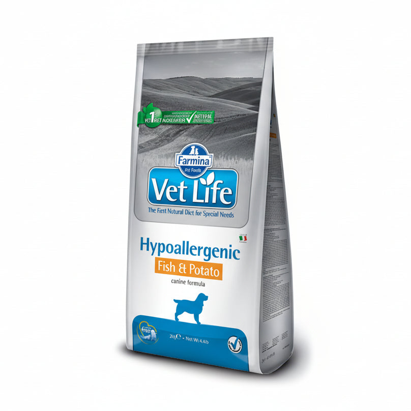 Vet Life Hypoallergenic Fish and Potato Dog Dry Food
