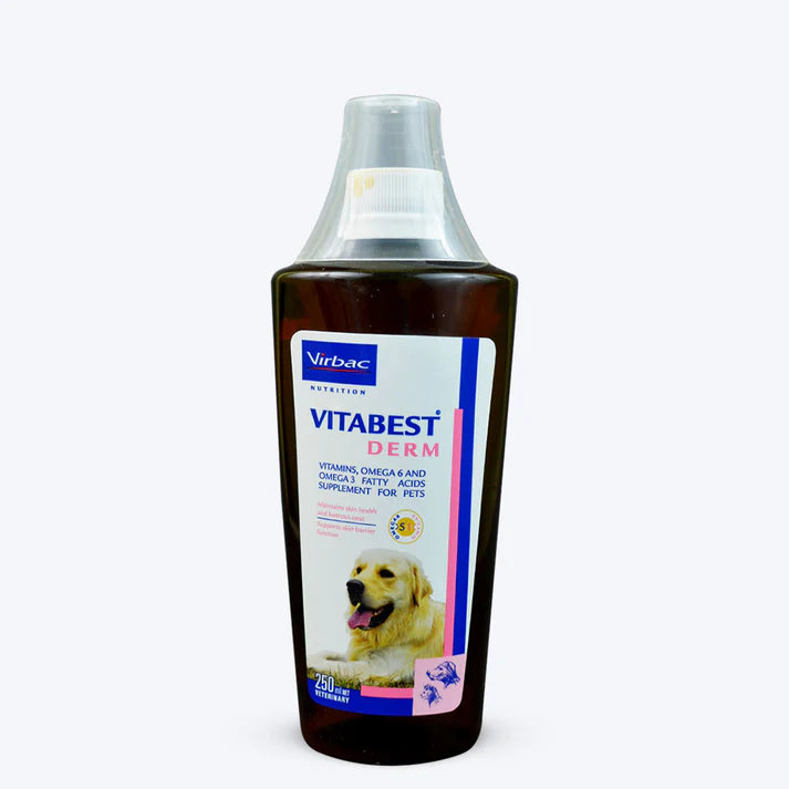 Virbac-Vitabest Derm Vitamin Supplement for Cats and Dogs