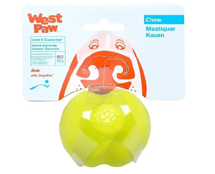 West Paw Zogoflex Jive Ball Dog Chew Toy