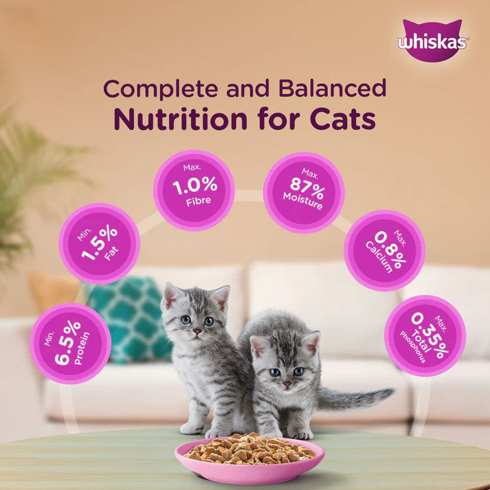 Whiskas -Tuna And White Fish Wet Food For Adult Cat
