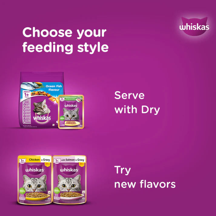 Whiskas -Tuna And White Fish Wet Food For Adult Cat