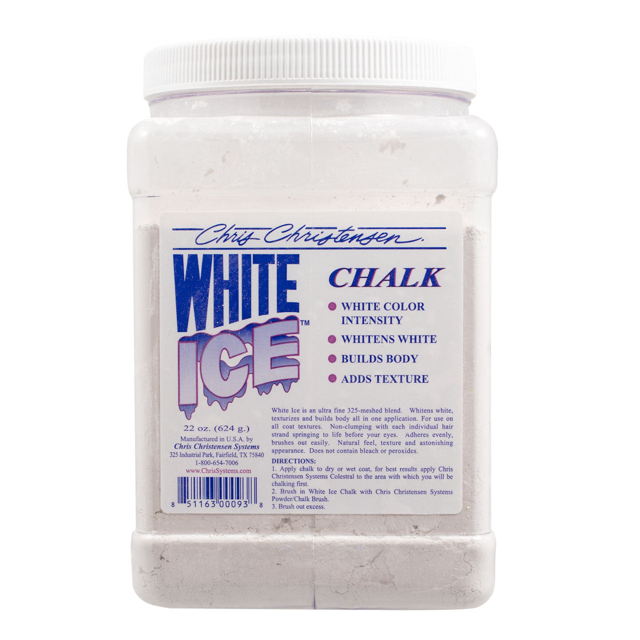 Chris Christensen- White Ice Chalk-White