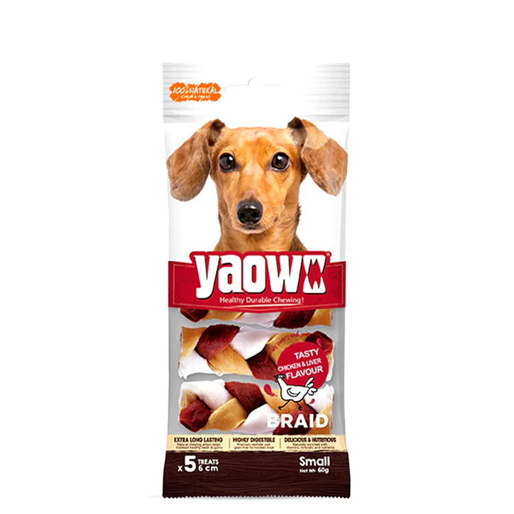 Yaowo -Braid Chicken And Liver Treat For Puppy