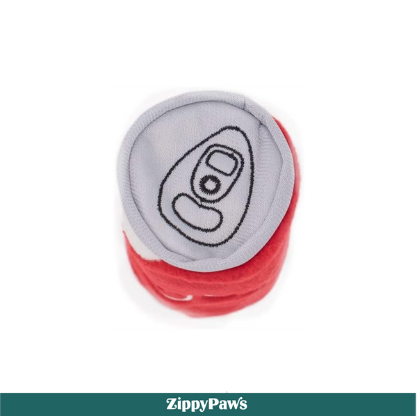Zippy Paws Squeakie Can Zippy Cola Plush Toy for Dogs