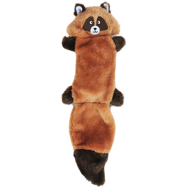 Zippy Paws Zingy Raccoon Plush Toy for Dogs