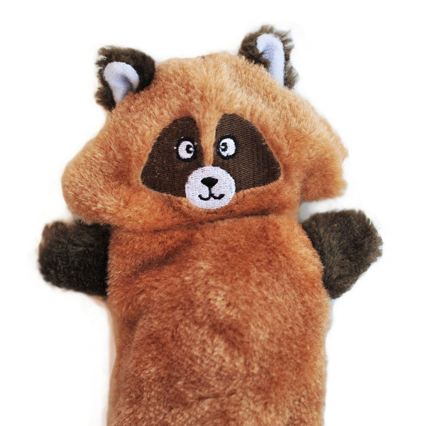 Zippy Paws Zingy Raccoon Plush Toy for Dogs