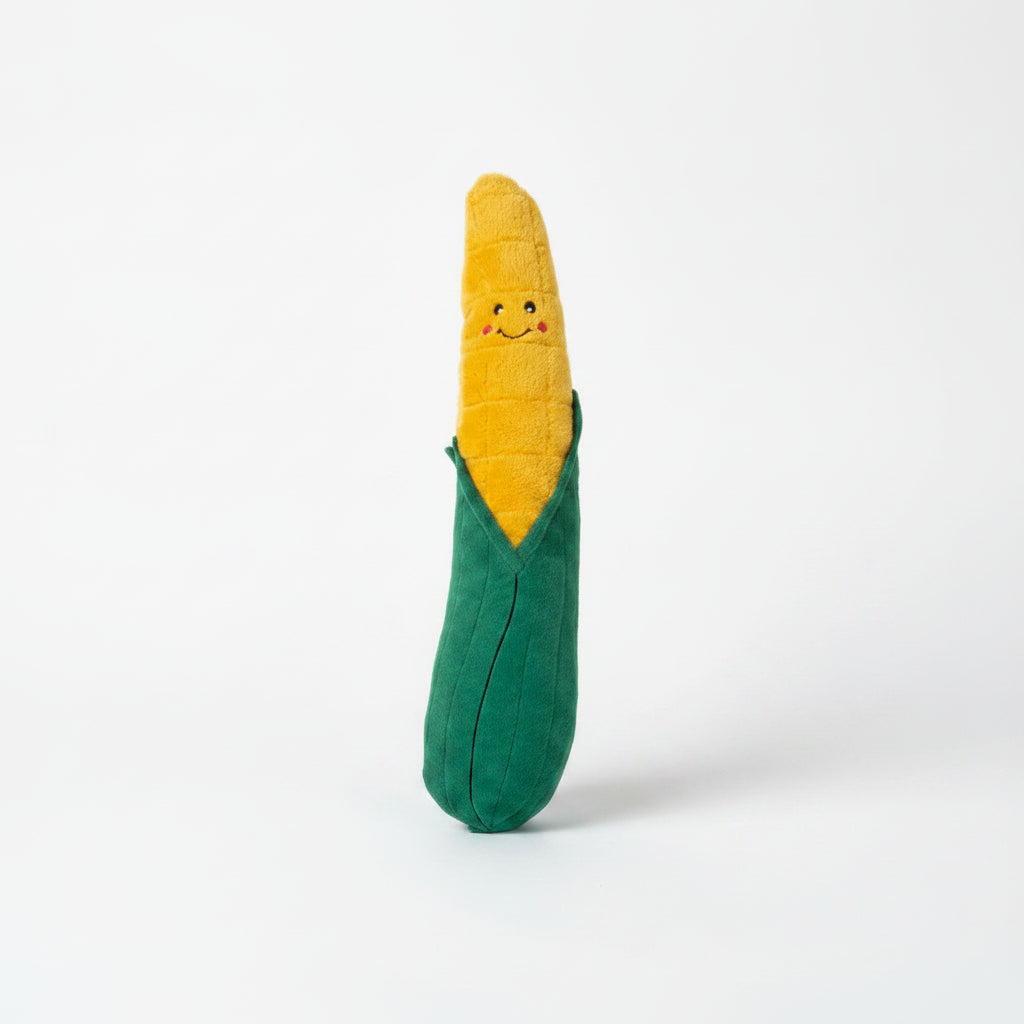 Zippy Paws Corn Jigglerz Plush Toy for Dogs