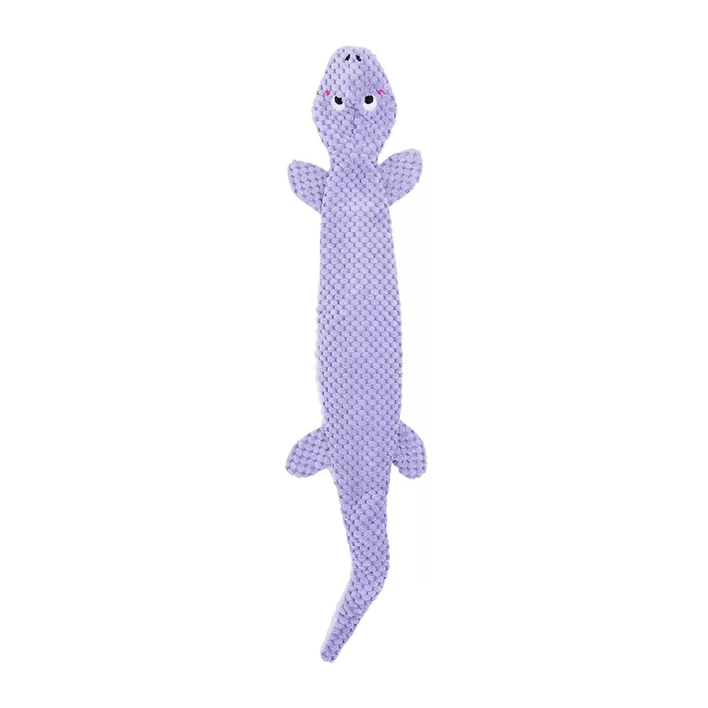 Zippy Paws Rope Reptilez Purple Lizard for Dogs