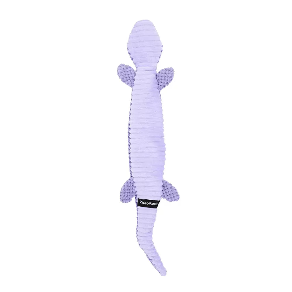 Zippy Paws Rope Reptilez Purple Lizard for Dogs