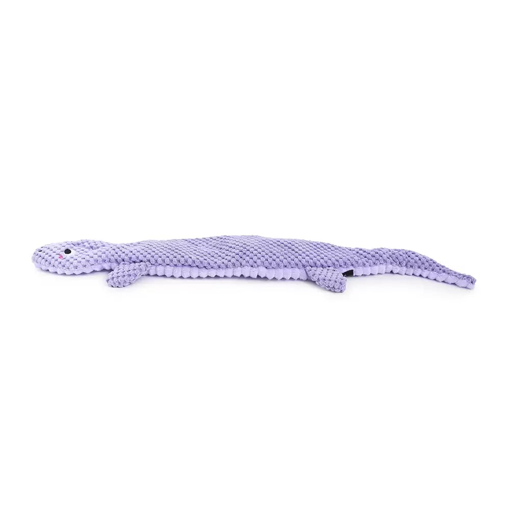 Zippy Paws Rope Reptilez Purple Lizard for Dogs