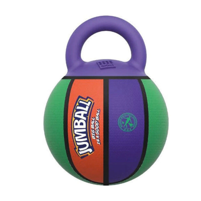 Gigwi- Jumball Basket Ball with Rubber Handle Mixed Color