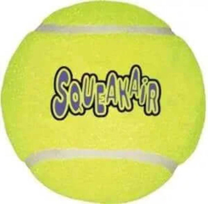 Kong- AST2B AirDog Squeaker Tennis Ball Dog Toy