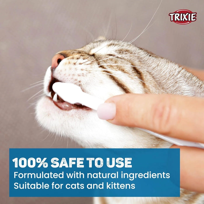 Trixie- Cats Dental Hygiene Set Cat Toothbrush and Toothpaste