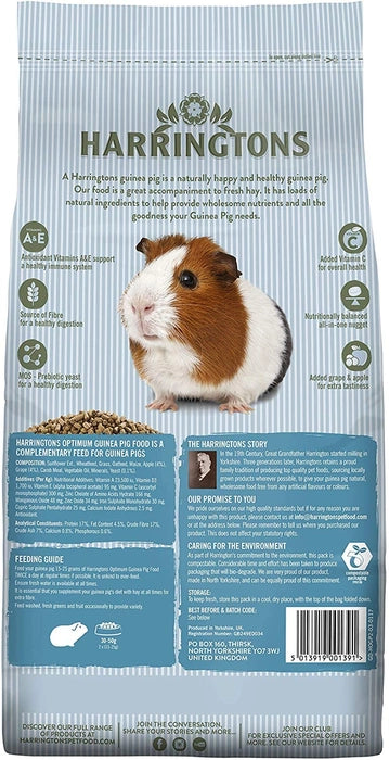 Harringtons-Small Animal Optimum Guinea Pig Food 2Kg