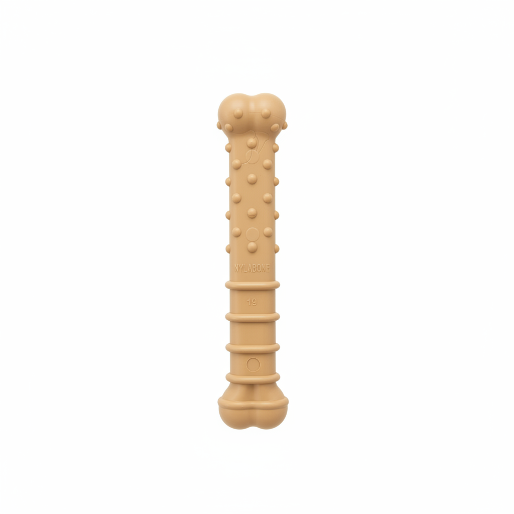 Nylabone Power Chew with Ridges and Nubs Peanut Butter