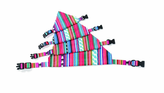 M Pets - Urban Style Jazz Strips Bandana Collar for Dogs