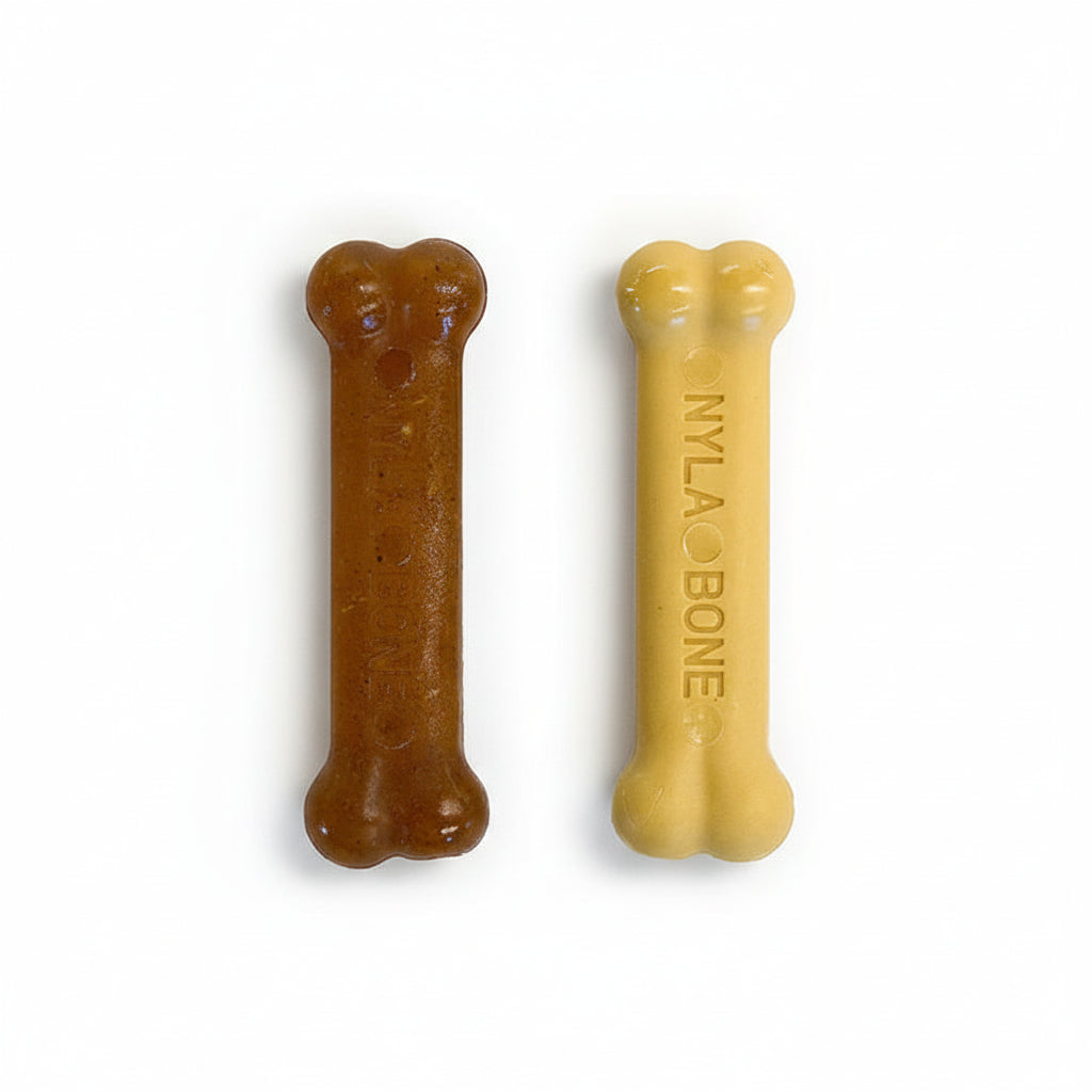 Nylabone Puppy Chew & Power Chew Bone Twin Pack