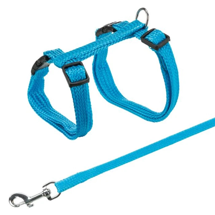 Trixie- Cat Harness with Leash various colours