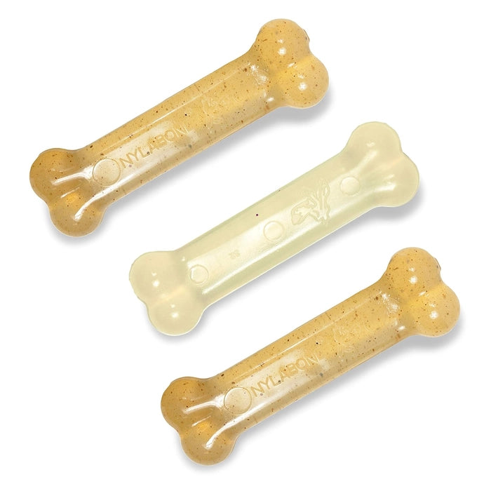 M Pets-Nylabone Flexi Chew Bone Dog Chew Toy Triple Pack