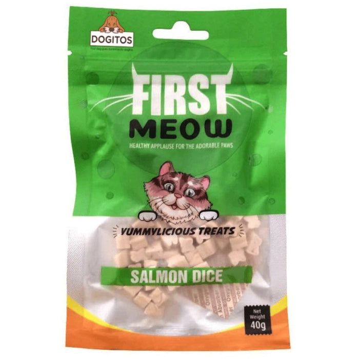 First Meow-Salmon Dice