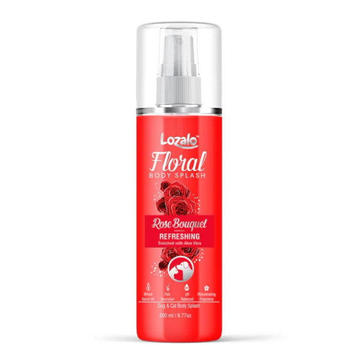 Lozalo - Floral Body Splash Rose Bouquet 200Ml