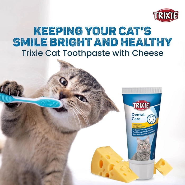 Trixie- Cats Dental Hygiene Set Cat Toothbrush and Toothpaste