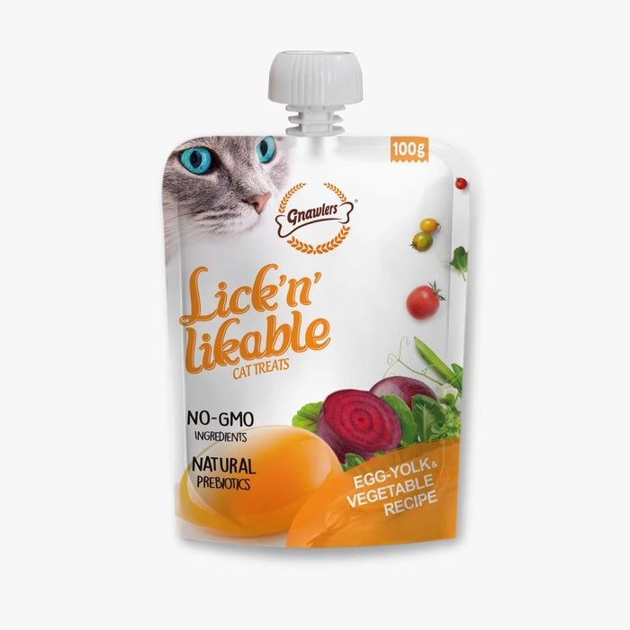 Gnawlers- Lick 'n' Likable Wet Creamy Cat Treats