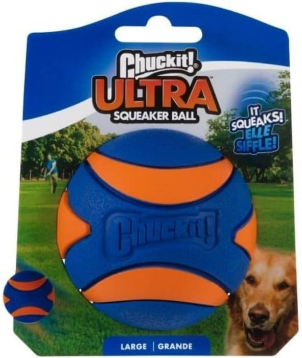 Chuckit- Ultra Squeaker Ball Toy for Dogs 1 Pk