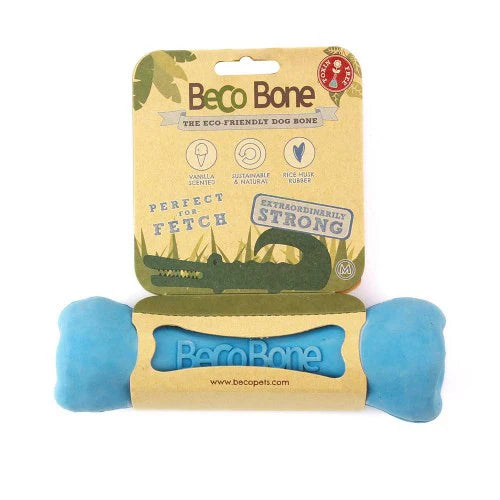 Beco Bone Natural Rubber Hollow Chew Toy for Dogs