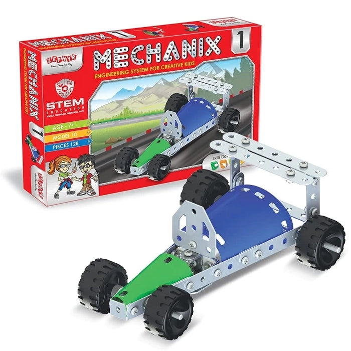 Mechanix- 0 DIY STEM Toy Building Construction Set for Boys and Girls Age 8+