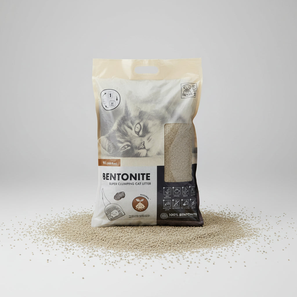 M Pets Natural Yellow Bentonite Super Clumping Cat Litter