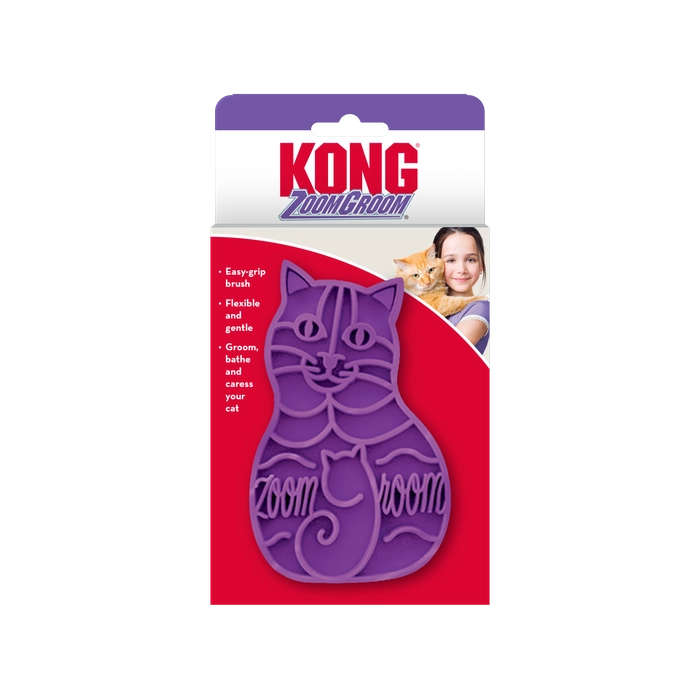 Kong - Zoom Groom Bathing Brush for Cats