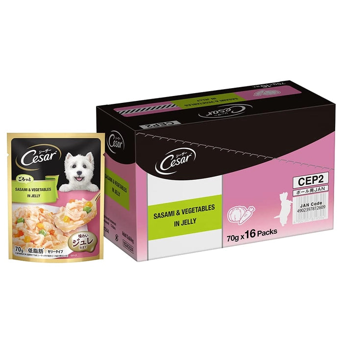 Cesar- Gourmet Wet Food for Adult Dogs Sasami & Vegetables Flavour