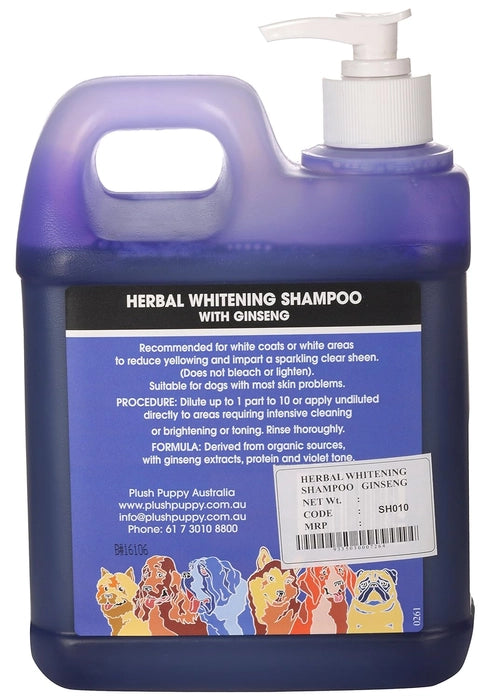 Plush puppy- Herbal Whitening Shampoo with Ginseng