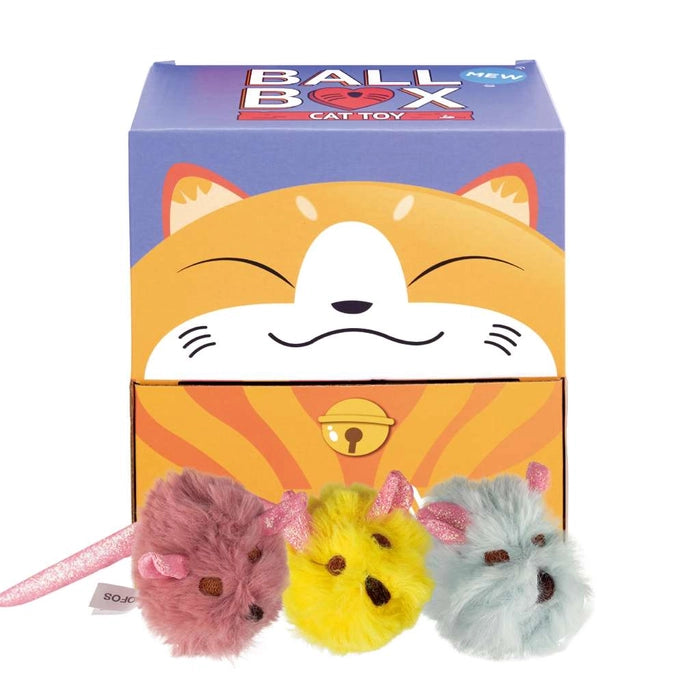 Fofos-BarkButler Ball Cat Toy