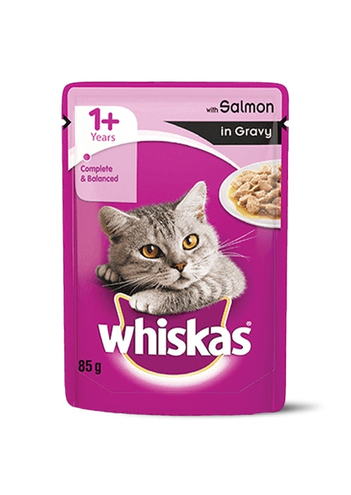 Whiskas- Cat Adult Salmon in Gravy