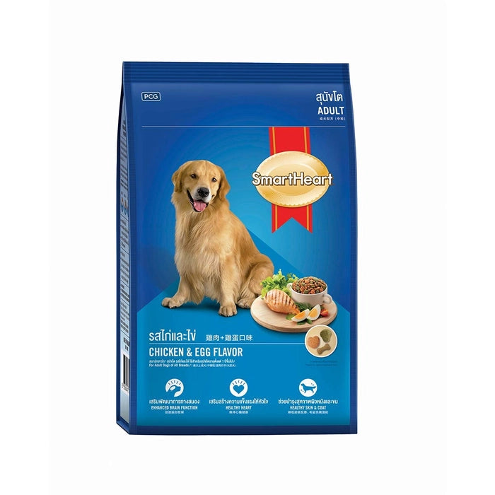 Smart Heart-Adult Dry Dog Food With Chicken & Egg Flavour