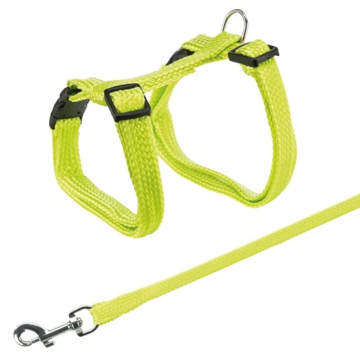 Trixie- Cat Harness with Leash various colours