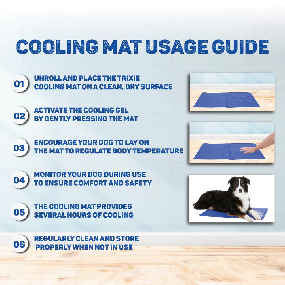 Trixie- Cooling Mat For Dogs (Blue)