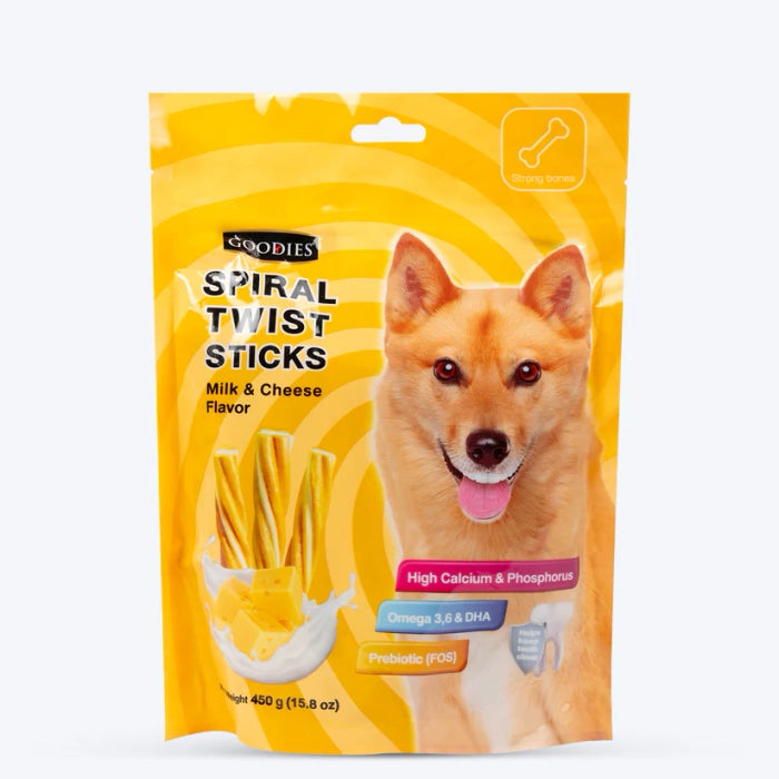 Goodies- Spiral Twist Sticks For Dogs