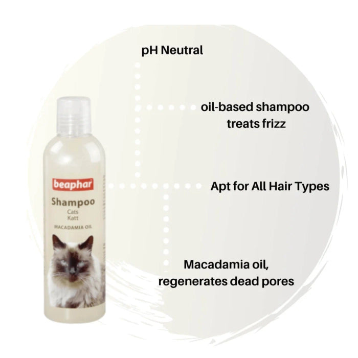 Beaphar - Cats Katt Macadamia Oil Cat Shampoo